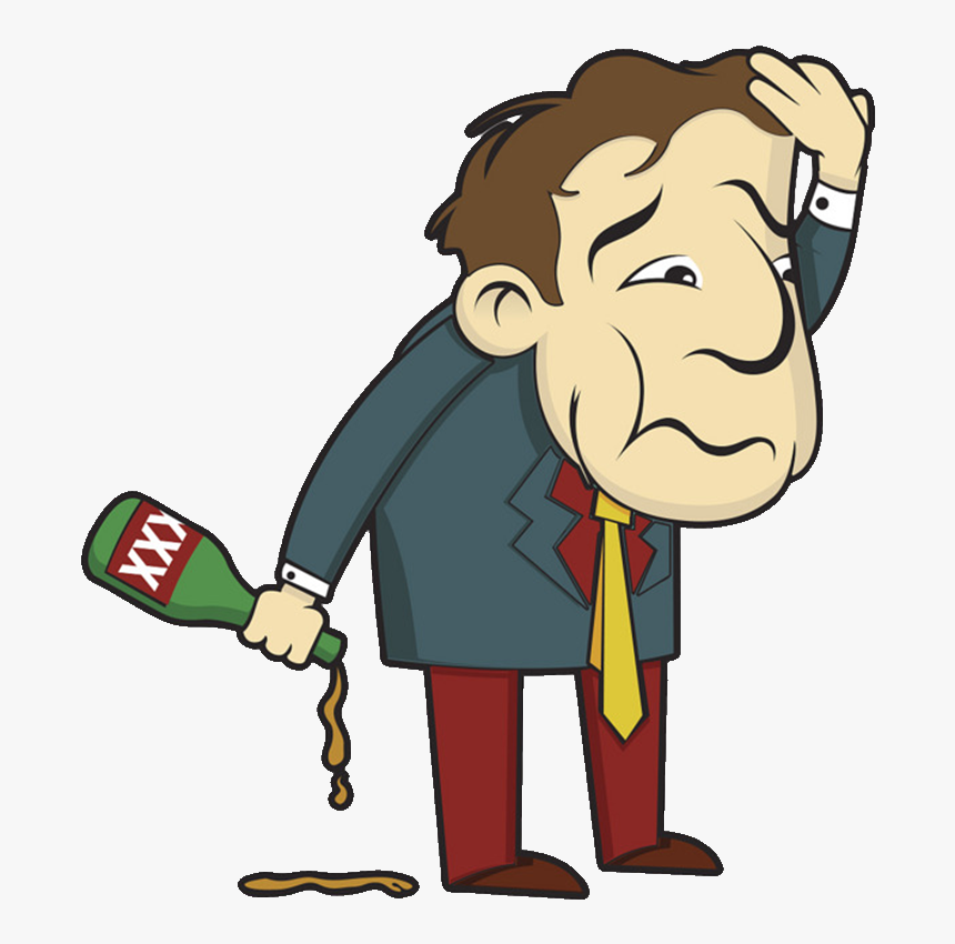 Transparent Borracho Png - รูป คน เมา การ์ตูน, Png Download