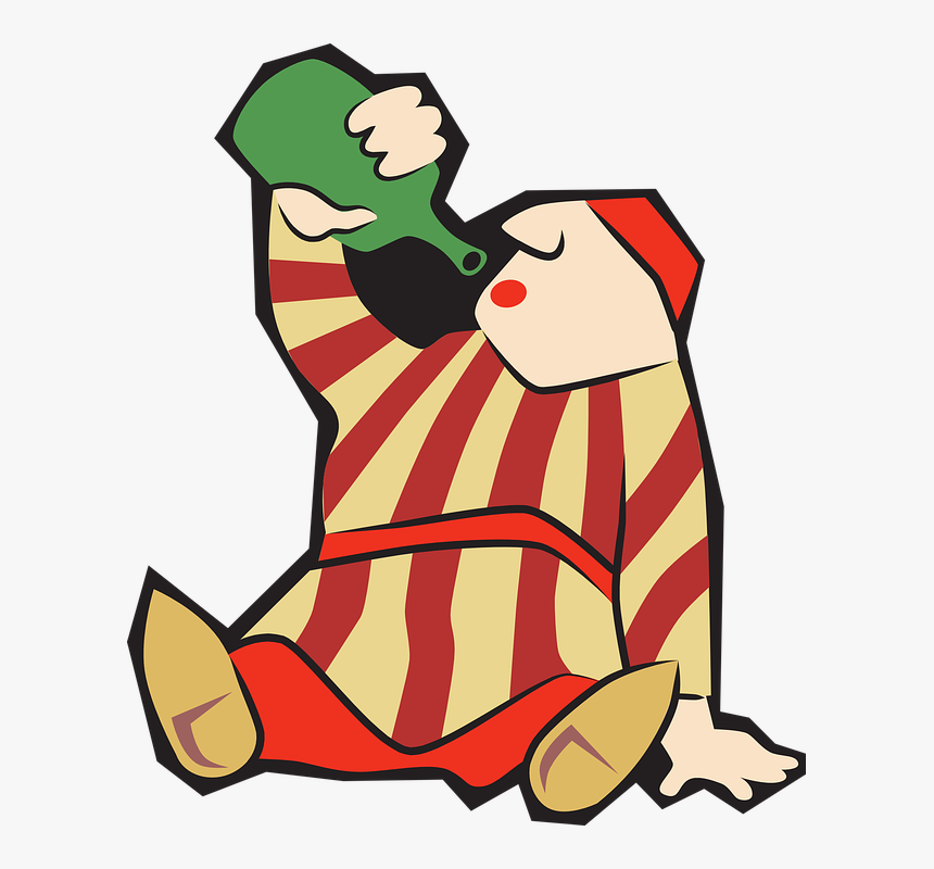 Hombre, Borracho, Descanso, Alcohol, Alcohólica - Kartun Mabuk, HD Png Download