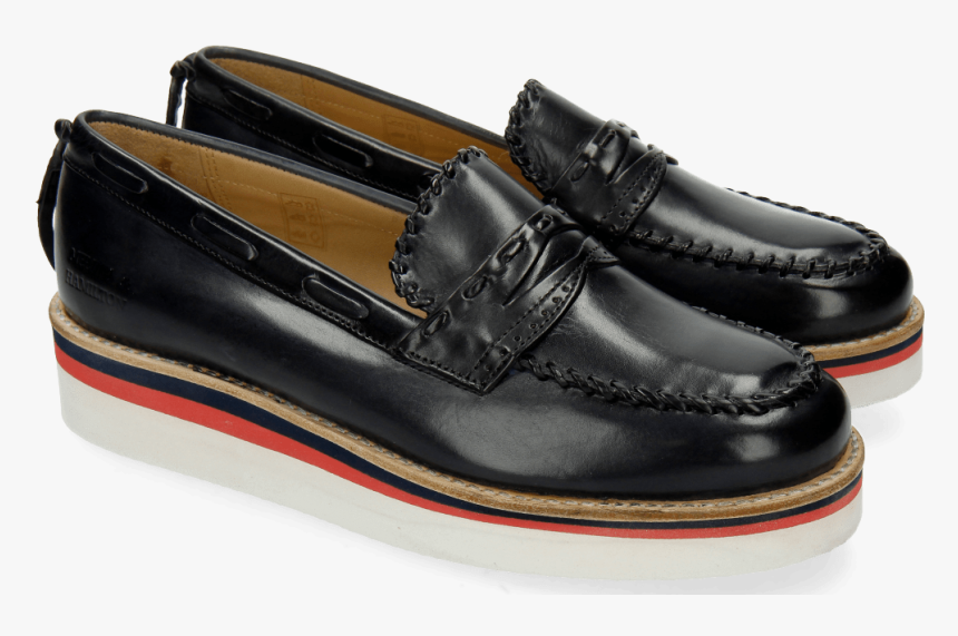 Loafers Kelly 20 Navy Justin White - Slip-on Shoe, HD Png Download