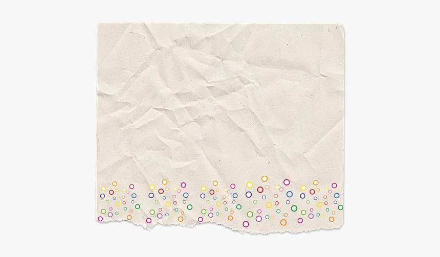 Scrap Paper, Torn, Rounds, Decoration, Crease, Note - Pedazo De Papel Rasgado Png, Transparent Png