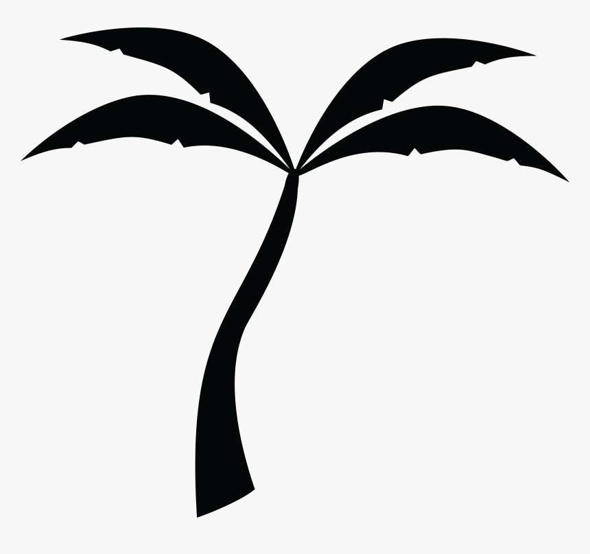 Free Clipart Of A Palm Tree - Palm Tree Icon Png, Transparent Png