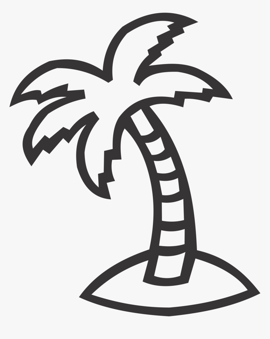 Palm Tree - Palm Tree Icon Png, Transparent Png