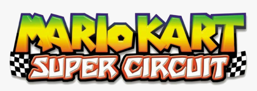 Download Super Mario Kart Png File For Designing Purpose - Mario Kart Super Circuit Logo, Transparent Png