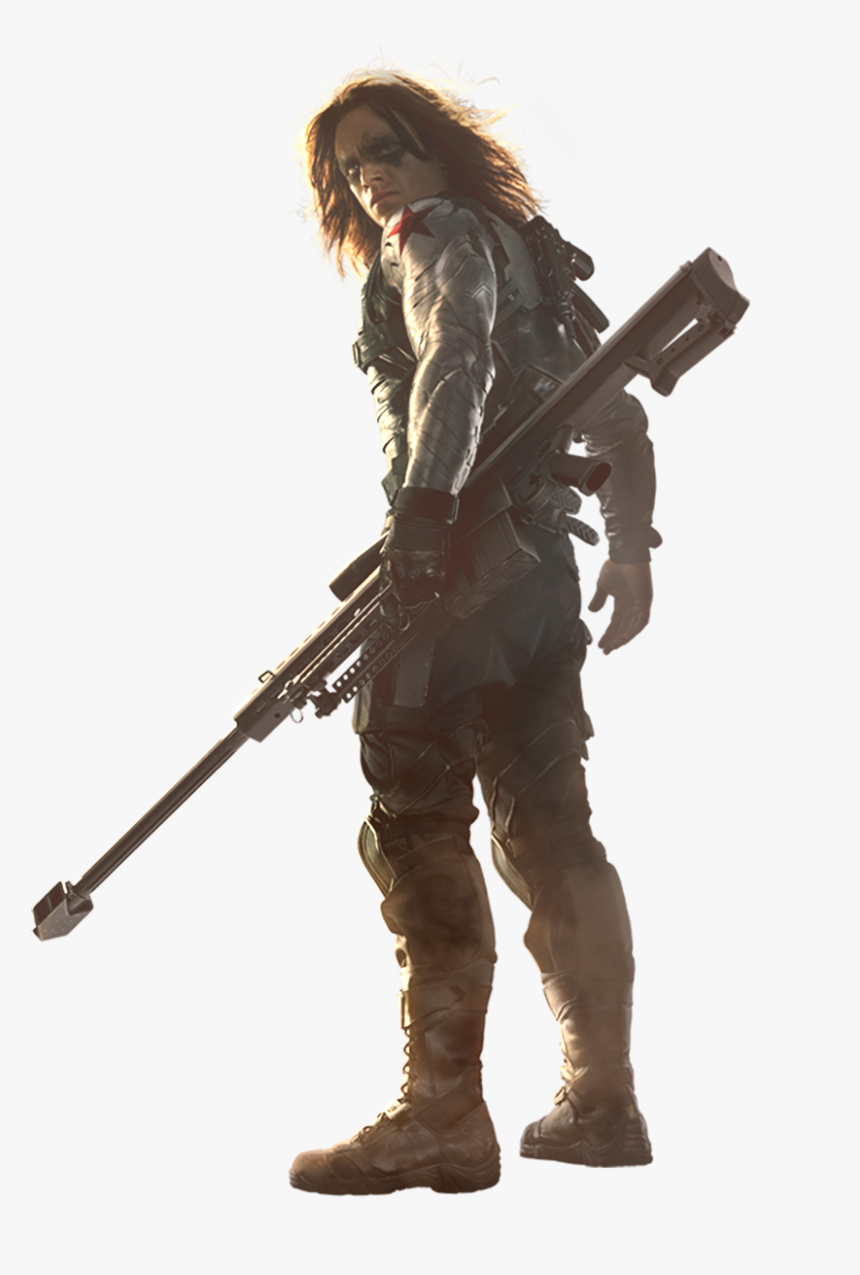 Bucky Winter Soldier Poster, HD Png Download