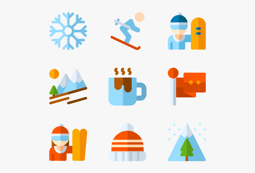 Winter Sports - Winter Sport Ski Icon, HD Png Download