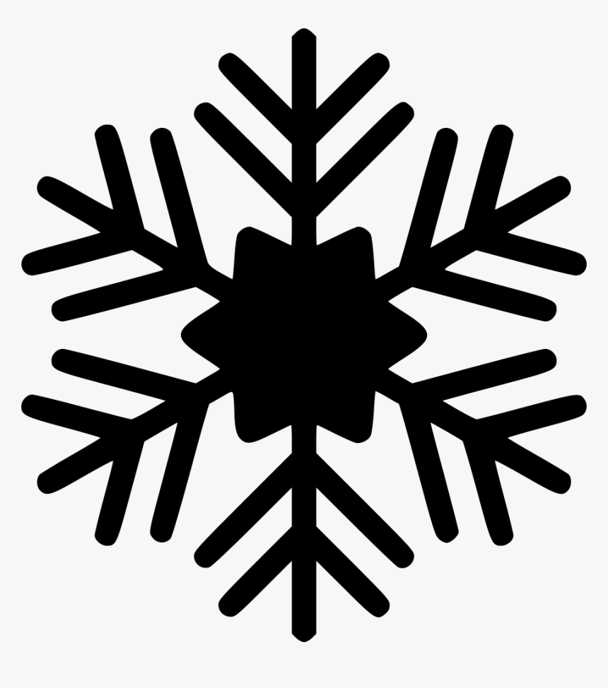 Snowflake Snow Winter - Snowflake Template, HD Png Download