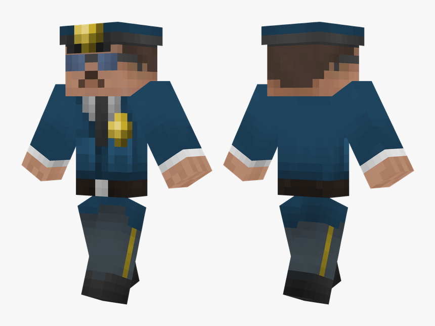 Transparent Police Man Png - Minecraft Pulp Fiction Skin, Png Download