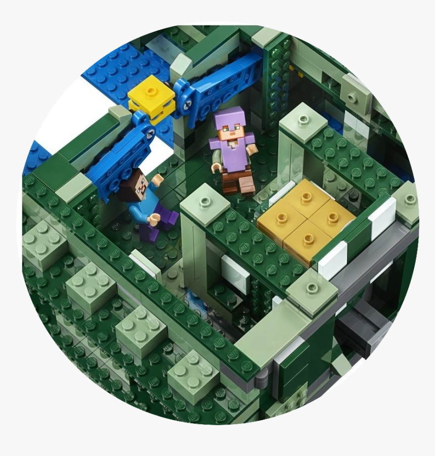 This Lego Set Consists Of 1122 Lego Bricks Which Works - Minecraft Lego Sea Monument, HD Png Download