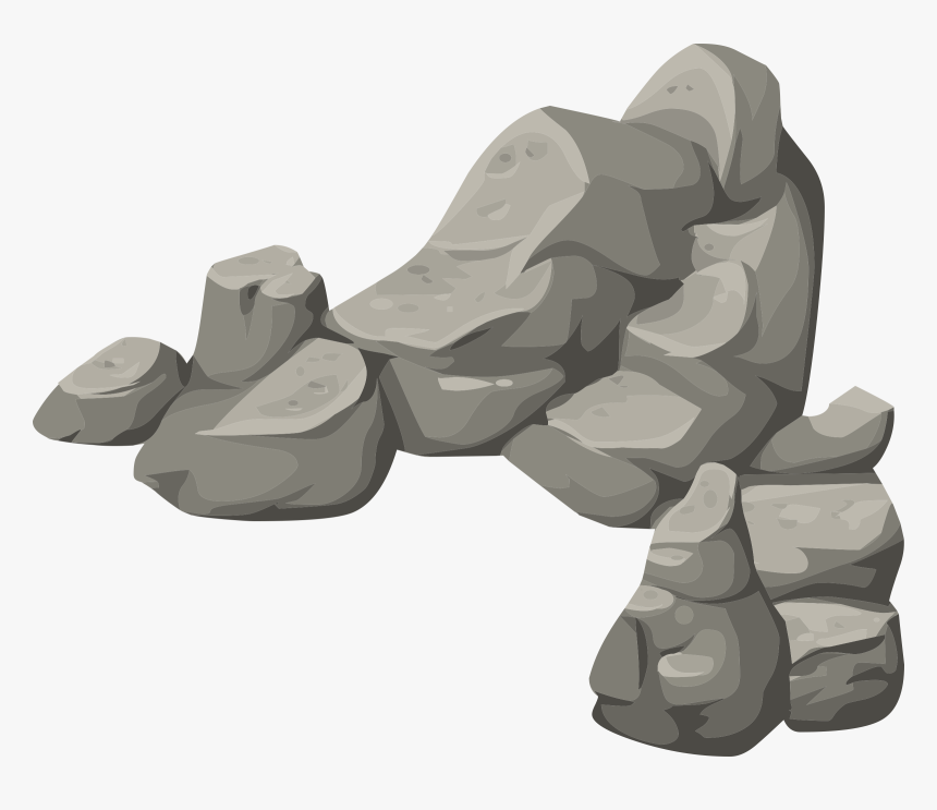 Transparent Landscape Clipart - Rocks Clipart No Background, HD Png Download