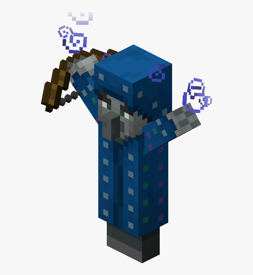 Illusioner Attacking - Minecraft Illusionniste, HD Png Download