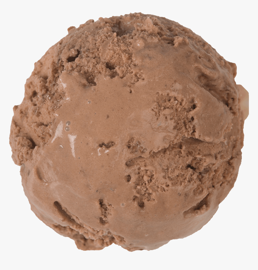 Transparent Chocolate Ice Cream Png - Chocolate Fudge Brownie Ice Cream Scoop, Png Download