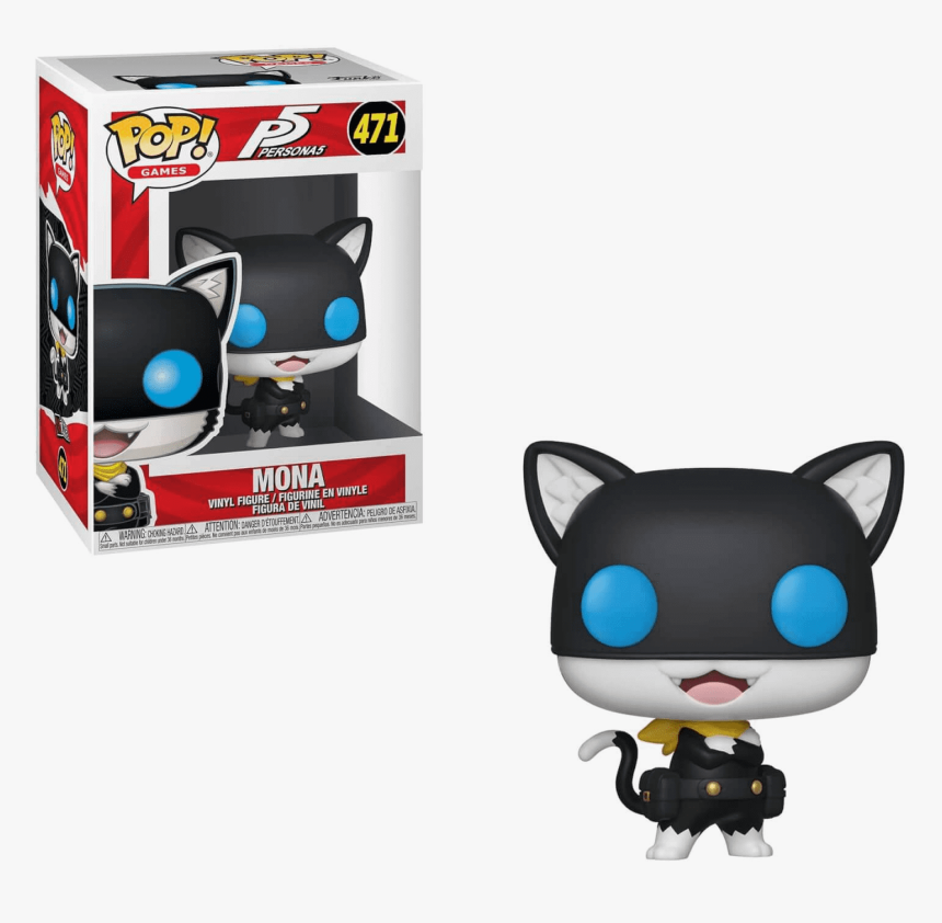 Mona Pop Vinyl Figure - Persona 5 Morgana Funko Pop, HD Png Download