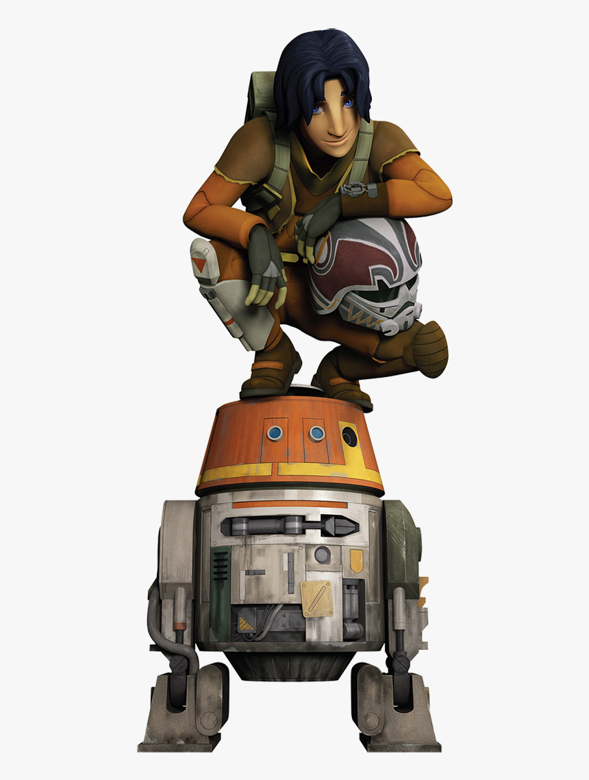 Http - //wondersofdisney - Webs - Chopper - - Star - Ezra Bridger And Chopper, HD Png Download