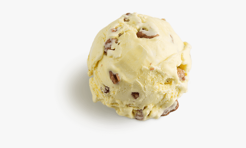 Butter Pecan Ice Cream Scooped Butterscotch Ice Cream Scoop, HD Png