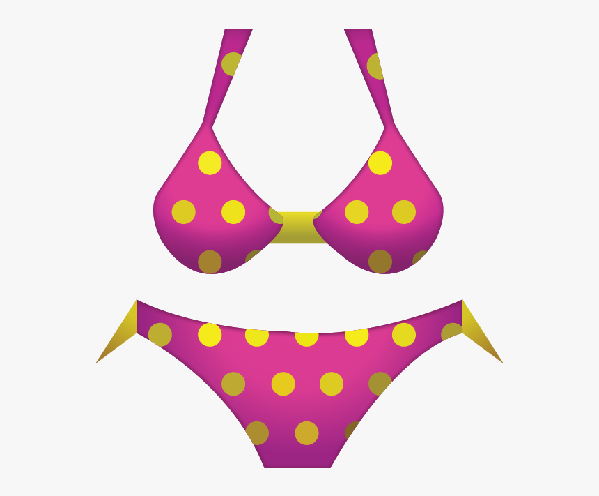 Bikini Emoji Png, Transparent Png