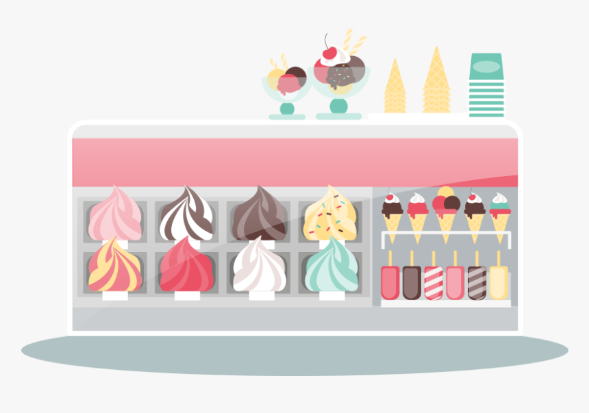 Ice Cream Shop Banner, HD Png Download