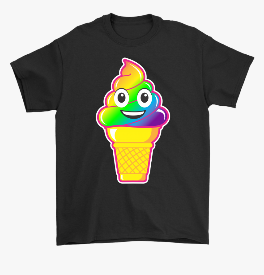Ice Cream Emoji Png - Rick And Morty Vs Back To The Future Shirt, Transparent Png