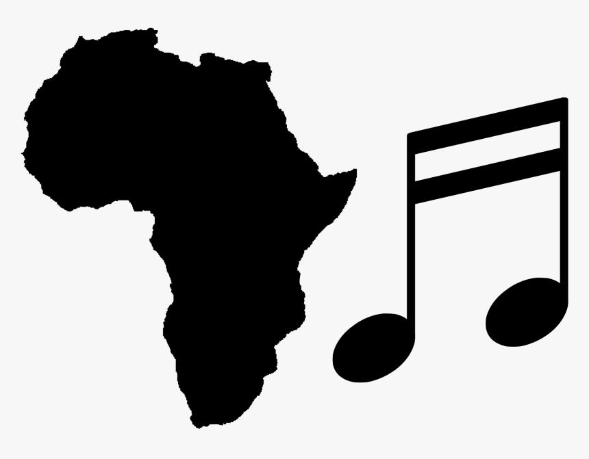 Africa Vector Png Svg Black And White - African Union, Transparent Png