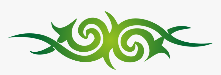 Decor, Green, Decoration, Vignette - Separator Icons, HD Png Download