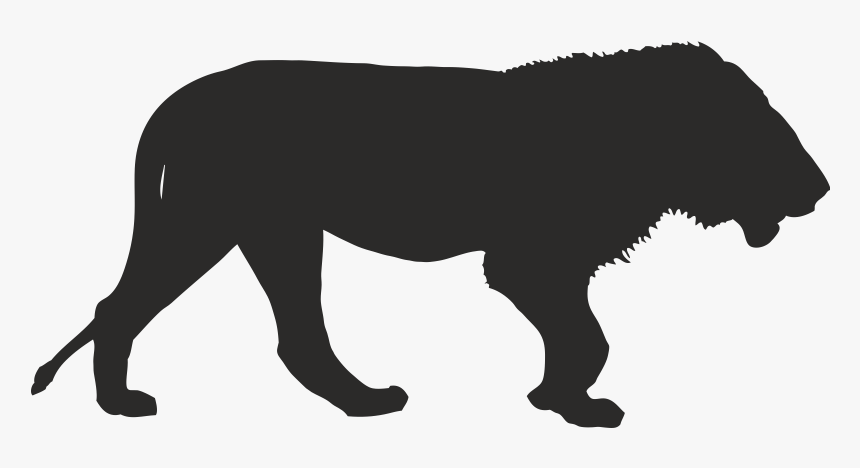 Africa Lion Vector Graphics Clip Art Rhinoceros - Silhouette African Animals Clipart, HD Png Download