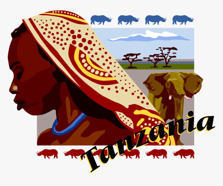 Africa Vector Graphic Design - Tanzania Clipart, HD Png Download