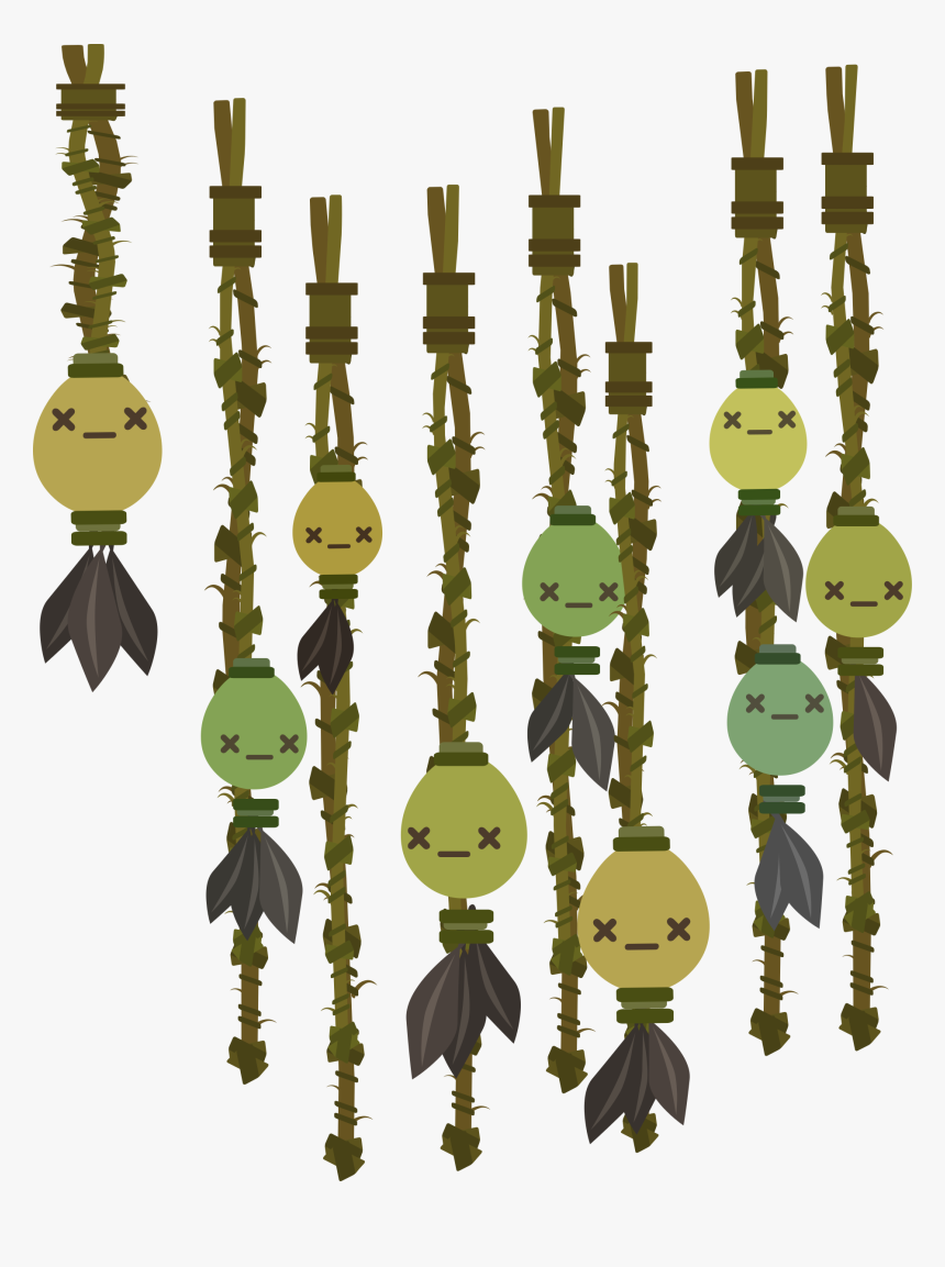 Firebog Hanging Eggs Decor Clip Arts - Cartoon, HD Png Download