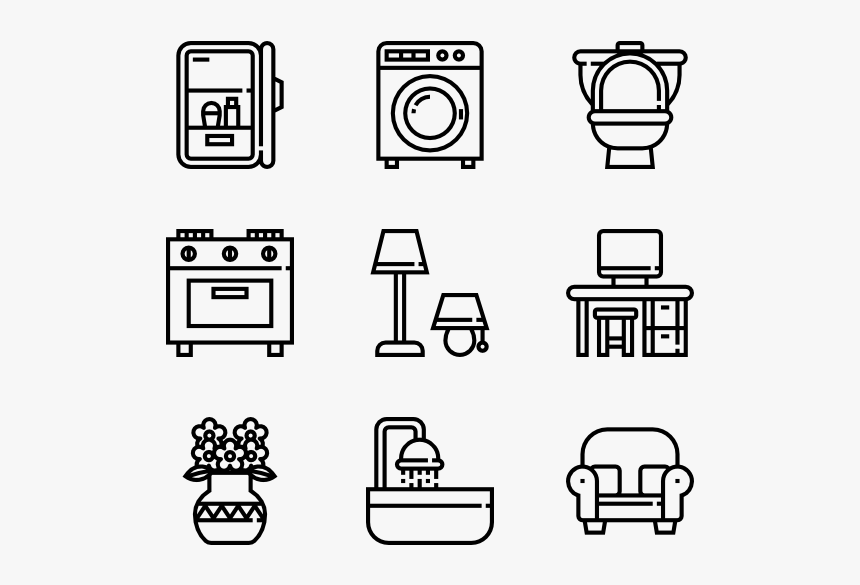Home Decoration - Construction Build Icon Png, Transparent Png
