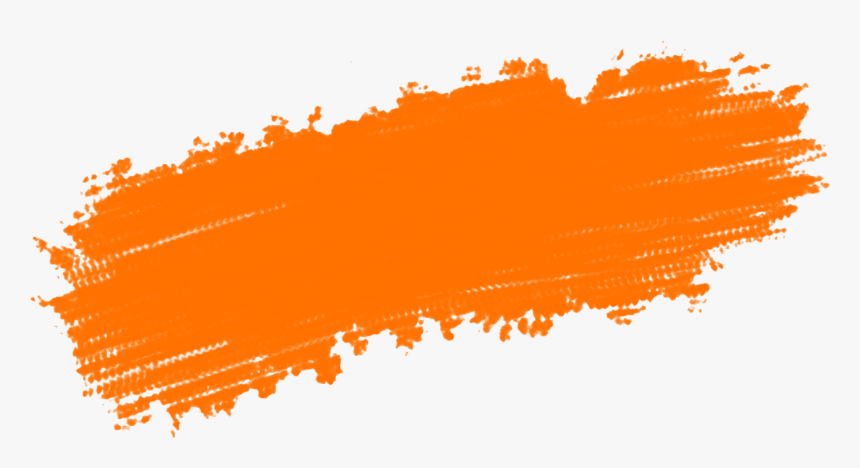 Orange Paint Brush Png, Transparent Png