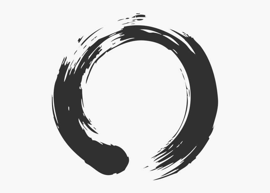 Transparent Brush Stroke Png - Zen Circle, Png Download