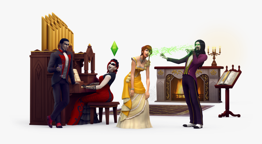 Sims 4 Vampires From Trailer, HD Png Download