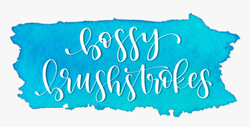 Bossy Brushstrokes - Magnolia Sky Font Regular, HD Png Download