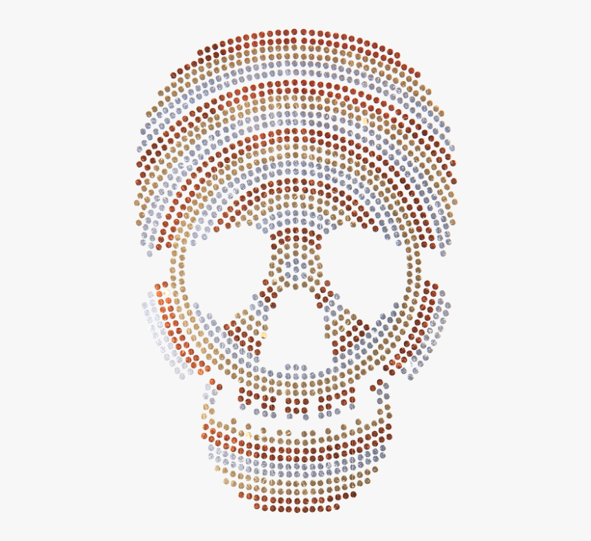 Custom Cool Metallic Skull Patch - Illustration, HD Png Download