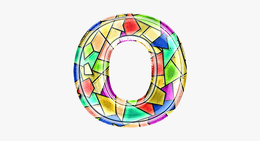 Stained Glass Letter, HD Png Download