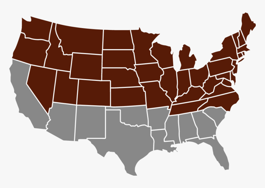 Blue And Red States 2019, HD Png Download