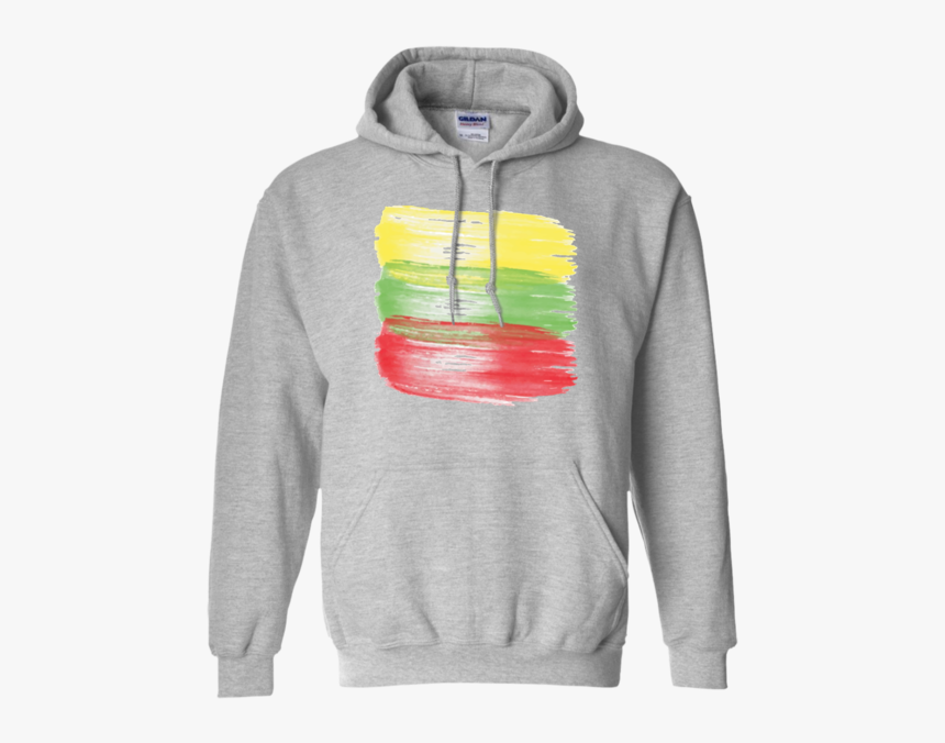 Brush Strokes Guys/gals Hoodie - Hoodie Left Chest Logo, HD Png Download