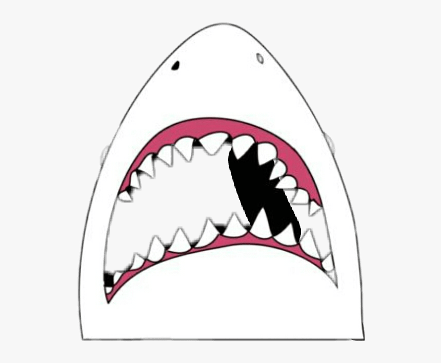 Hd Tiburon Sticker Cute Sticker Tumblr Png Free Unlimited - Shark Tumblr Sticker, Transparent Png