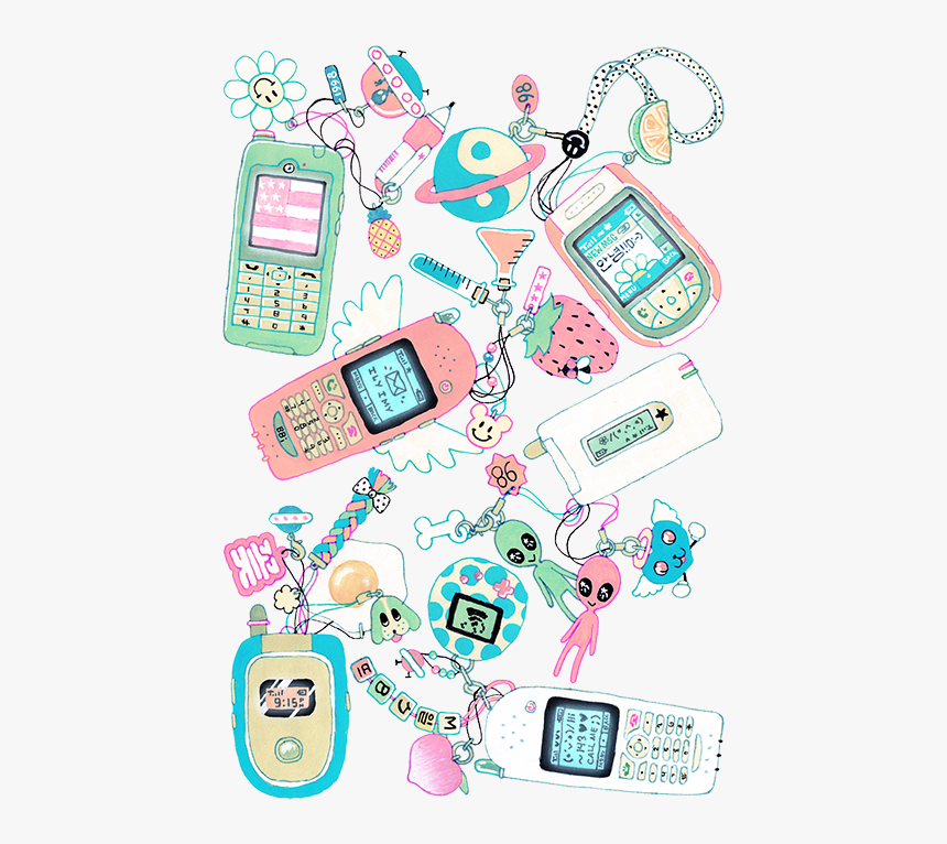 Pink, Cellphone, And Kawaii Image - Redux Theme, HD Png Download