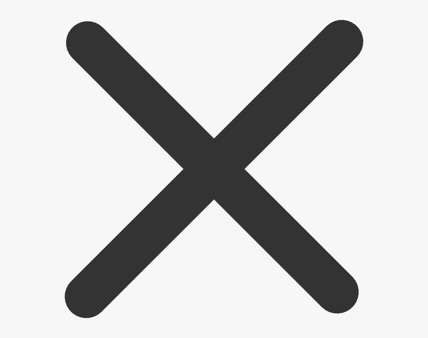 Checkmark Svg Clip Arts - Black X Clipart, HD Png Download
