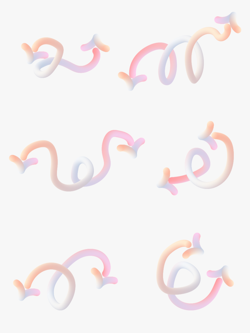 Cartoon Cute Arrow Vector Png And Psd - Illustration, Transparent Png
