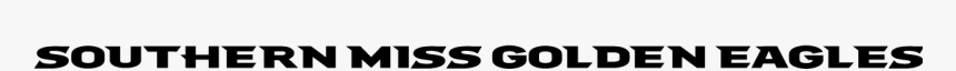 Southern Miss Golden Eagles - Golden Eagles Font, HD Png Download