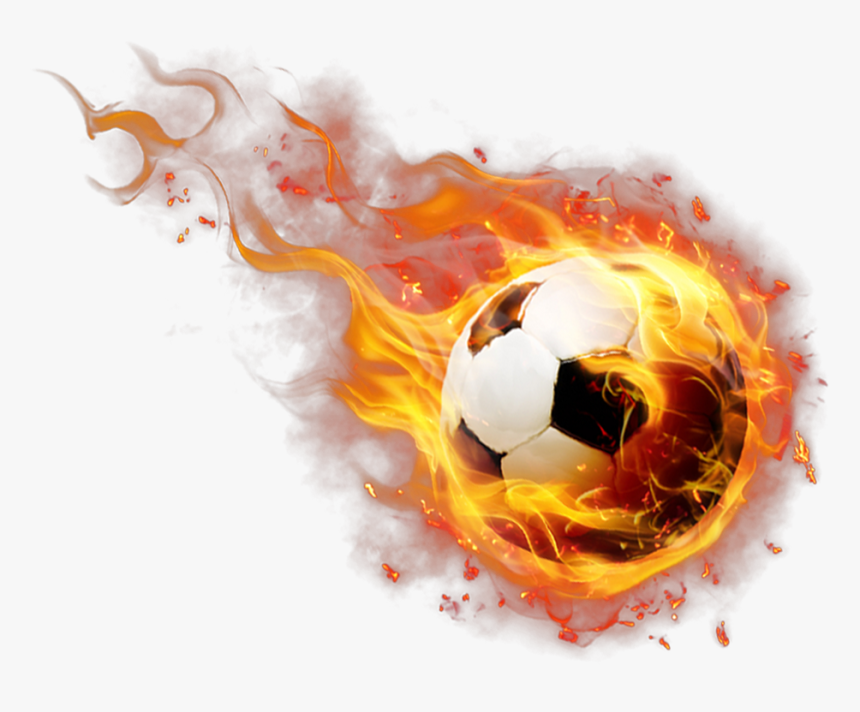 Transparent Flame Ball Png - Fire Transparent Football Png, Png Download