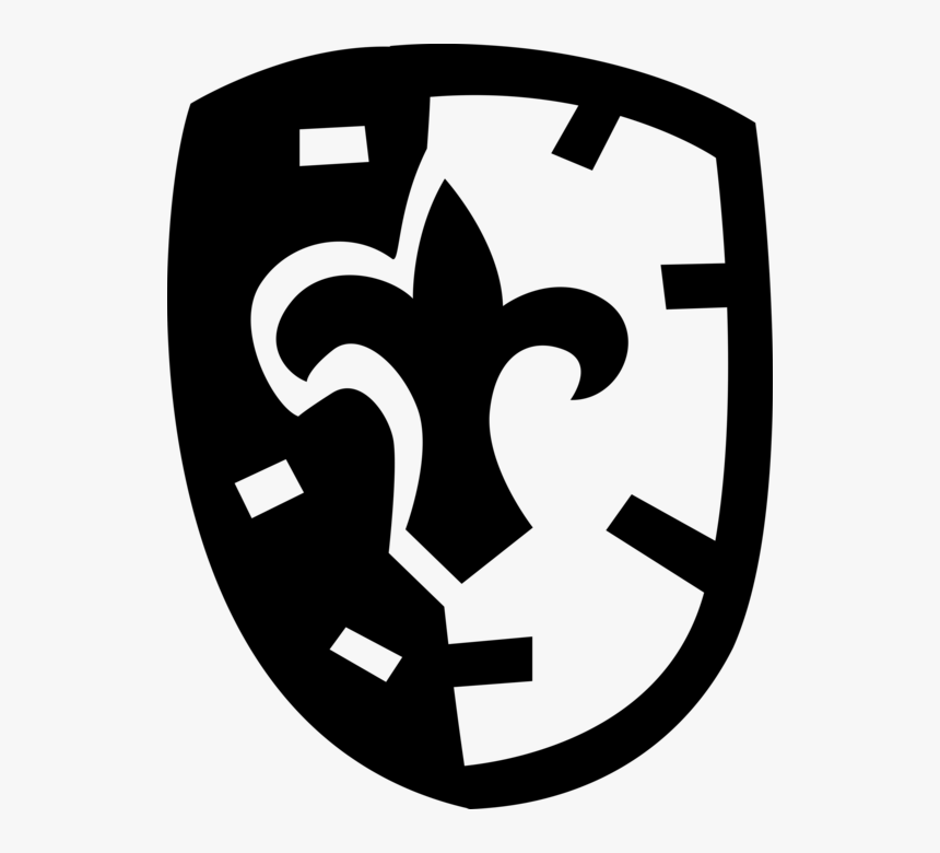 Vector Illustration Of Middle Ages Medieval Shield - Shield, HD Png Download