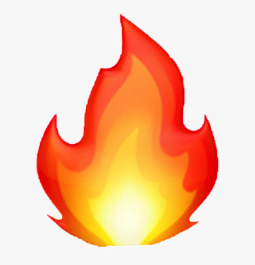 Hd Fire Emoji Transparent Background - Transparent Background Fire Emoji Png, Png Download