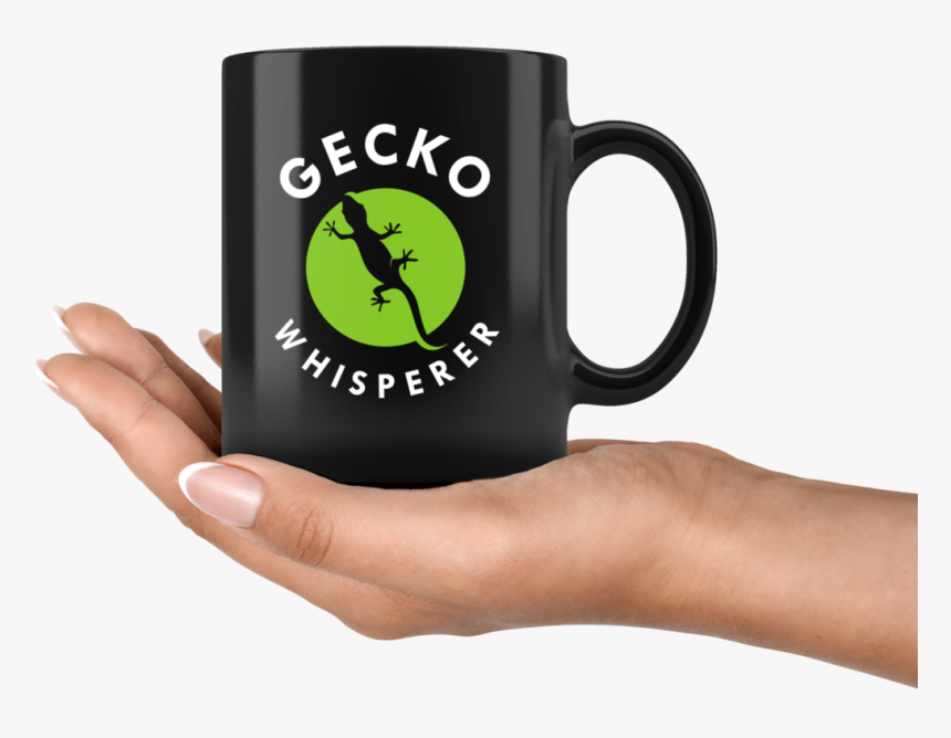 Gecko Whisperer 11oz Black Mug - Mug, HD Png Download