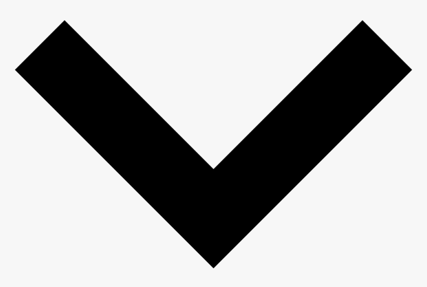 Drop Down Arrow - White Arrow Down Psd, HD Png Download