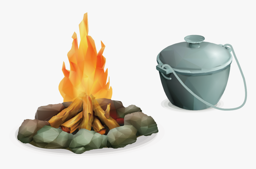 Bonfire Png Transparent Image - Tent Bonfire Png, Png Download