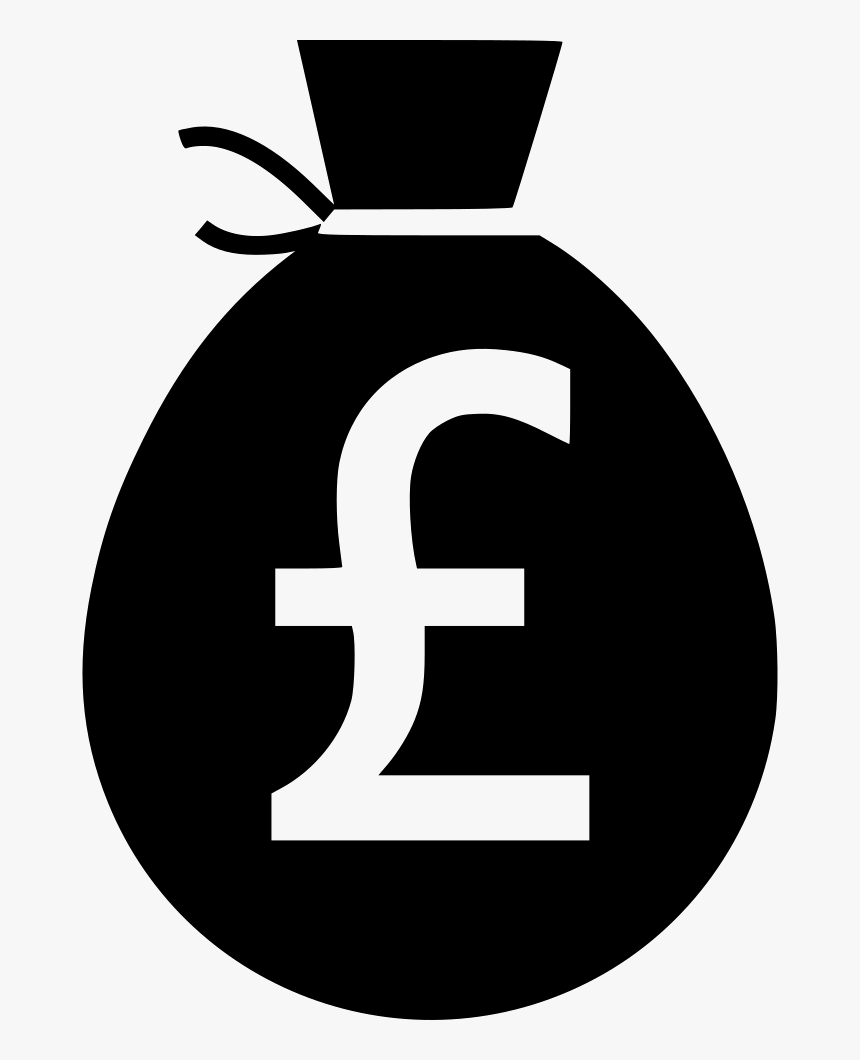Currency Money Payment Sign Bag Sack Franc - Pound Sterling, HD Png Download