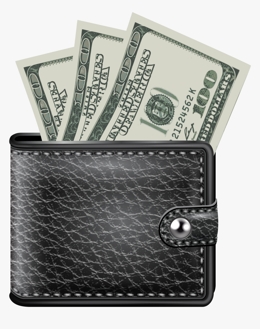 Wallet With Money Clipart And More - Wallet Transparent Background, HD Png Download