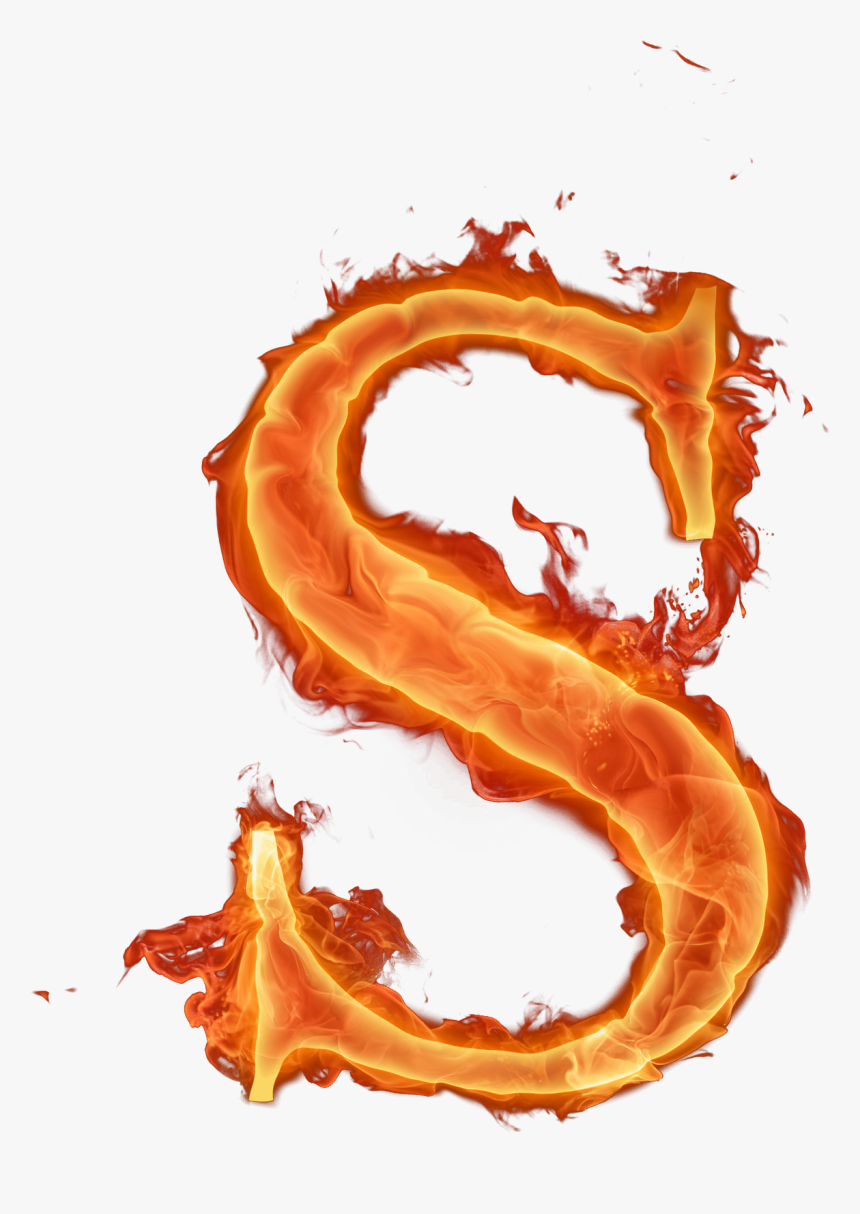 Letras De Fuego Png, Transparent Png