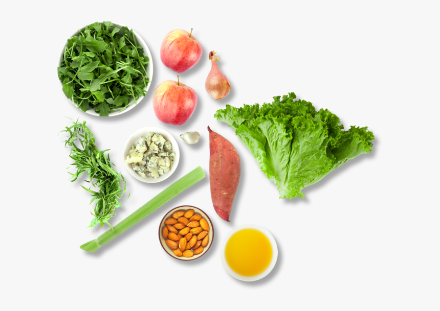 Chopped Salad With Apples, Sweet Potato, Blue Cheese - Chopped Vegetables Png, Transparent Png